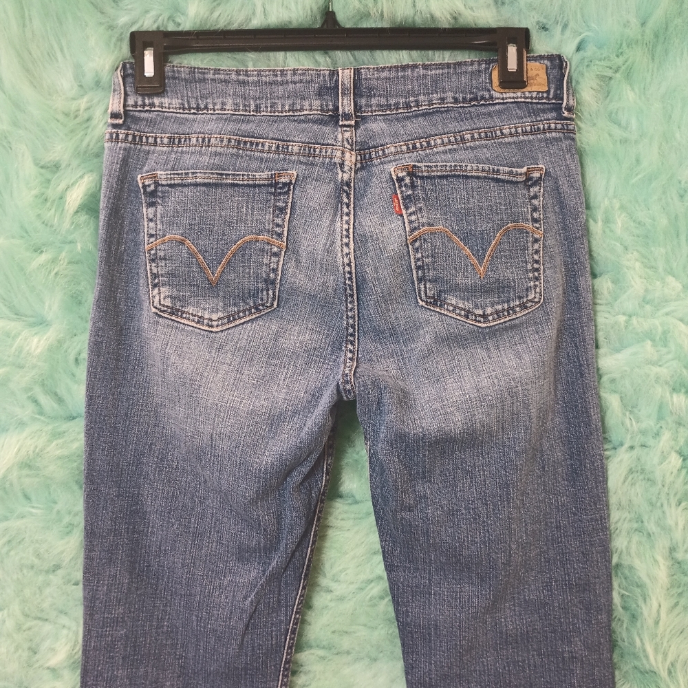 Levi's Blue Slender Bootcut 526 Jean Size 10 M - Picture 13 of 16